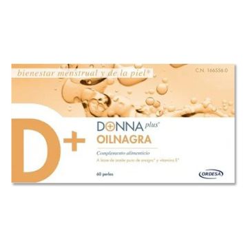 Donnaplus+ Oilnagra Aceite de Onagra 60 Perlas