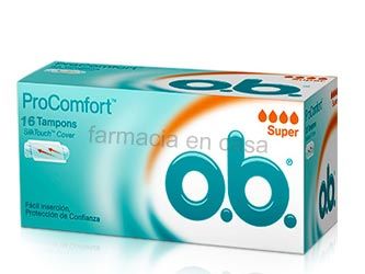 O.B. Procomfort super tampon 16uds