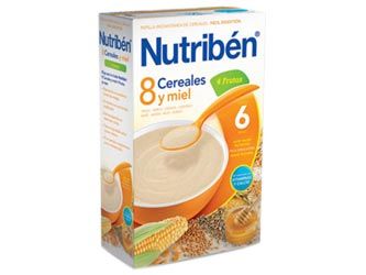 Nutriben 8 cereales y miel 4 frutas 600gr