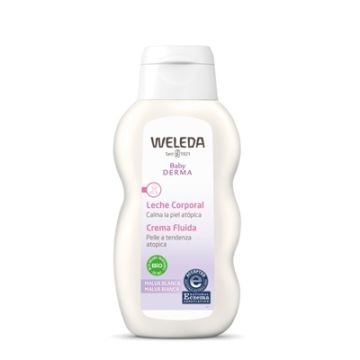 Weleda Baby Derma Leche Corporal Malva Blanca Piel Atópica 200ml