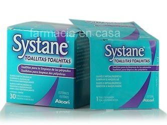 Systane Toallitas humedas esteriles 30uds antes cilclar