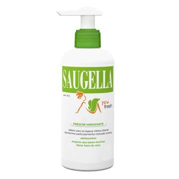 Saugella You Fresh Frescor Hidratante Jabon Intimo 200ml