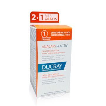 Ducray Anacaps Anticaida del Cabello 90 Capsulas