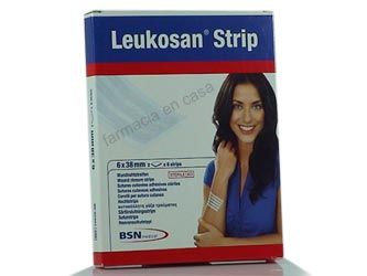 Leukosan strips 6mmx38mm 2x6 tiras