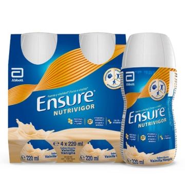 Ensure Nutrivigor Bebida Sabor Vainilla 4x220ml