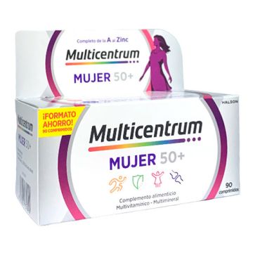 Multicentrum Mujer 50+ 90 Comprimidos