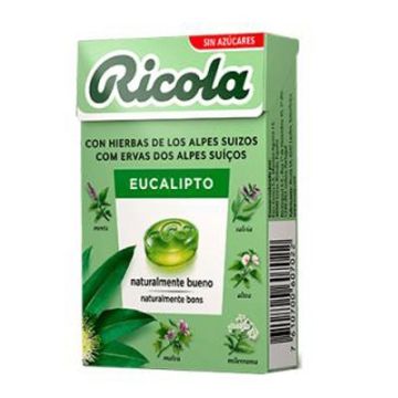 Ricola Caramelos Eucalipto Sin Azucar 50gr