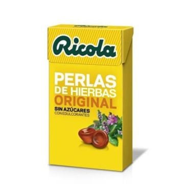 Ricola Perlas hierbas suizas s/azúcar 25gr