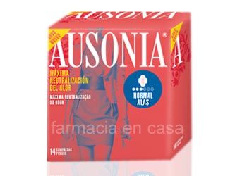 Ausonia Airdry normal alas compresa 14uds