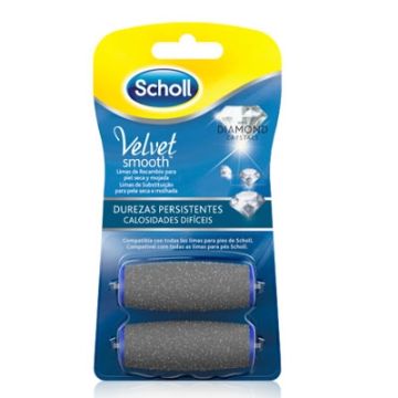 Scholl Velvet Smooth Lima Diamond Durezas Persistentes 2 Uds