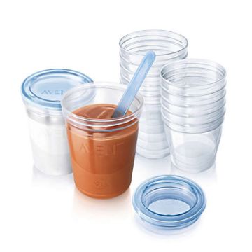 Avent Set recipientes leche materna 10 uds