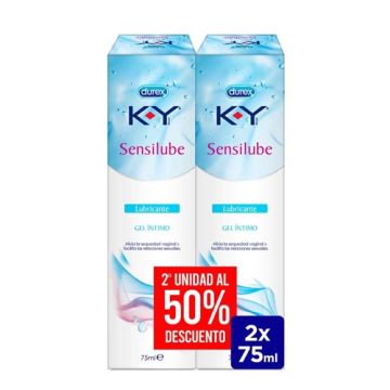 Durex Sensilube K-Y Gel Intimo Lubricante Duplo 2x75ml