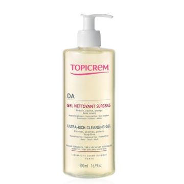 Topicrem DA gel Limpiador Sobregraso P/Sensible Muy Seca 500ml