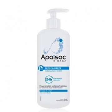 Biorga Apaisac Crema Limpiadora Hidratante P. Sensible-Seca 400ml