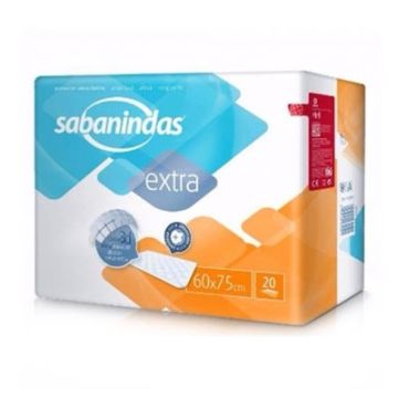 Sabanindas Extra Protector de Cama 60x75 20Uds