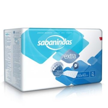 Sabanindas Protector de Cama 60x40 25Uds