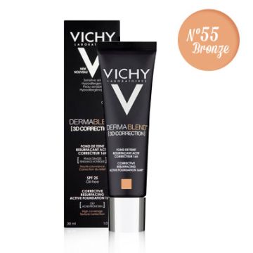 Vichy Dermablend fondo maquillaje corrector 55 bronze spf 25 30ml