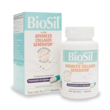 Biosil Cabello Piel y Uñas 60 Capsulas