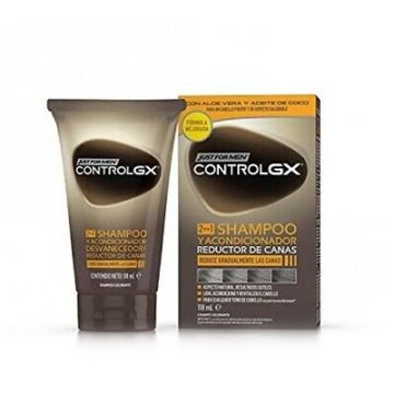 Just For Men Control Gx 2 en 1 Champu-Acondicionador Canas 118ml