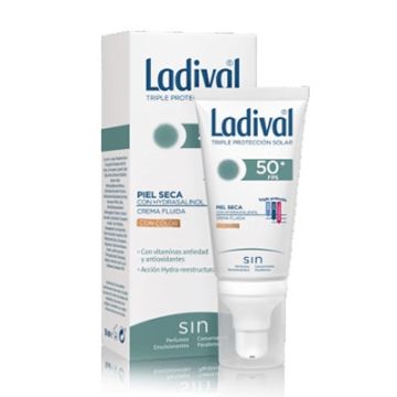 Ladival Piel Seca Crema Fluida Con Color Spf50+ 50ml