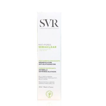 SVR Sebiaclear Mat+Pores Cuidado Matificante Piel Grasa 40ml