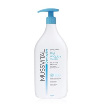 Mussvital Dermactive Gel de Baño sin Jabon Piel Atopica 750ml