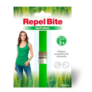 Repel Bite Natural Pulsera de Citronela Verde