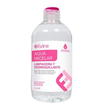 Farline Agua Micelar Limpiadora Desmaquillante 500ml