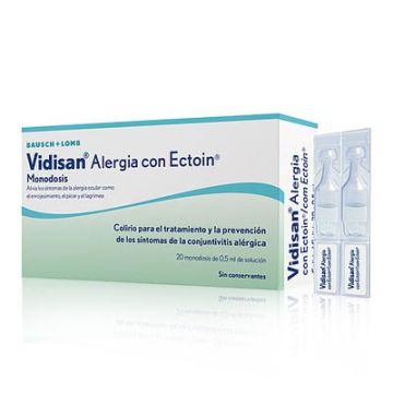 Vidisan Alergia con Ectoin Monodosis 0,5ml 20 Uds