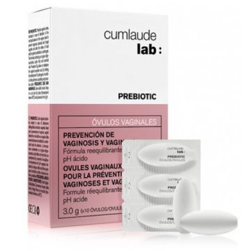 Cumlaude Prebiotic Prevencion Vaginosis Ovulos Vaginales 10 uds