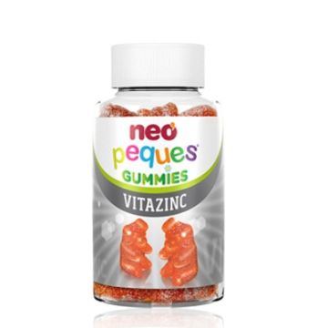 Neo Peques Vitazinc Sabor Fresa 30 Caramelos Masticables