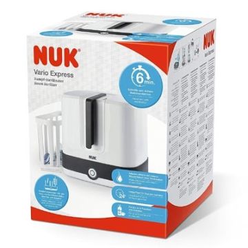 Nuk Esterilizador vaporizador 6 bib.elec