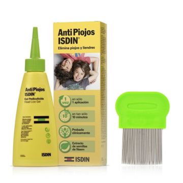 Isdin Antipiojos Gel Pediculicida 100ml + Lendrera