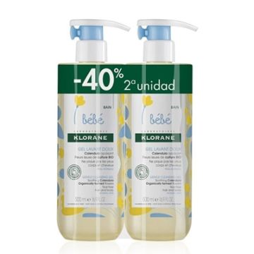 Klorane Bebe Gel Espuma Suave Duplo 2x500ml