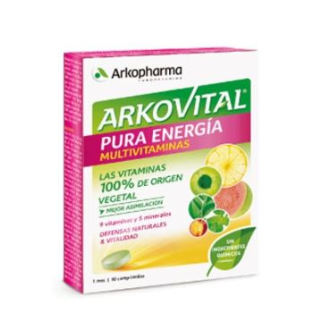 Arkovital Pura Energia Multivitaminas 30 Comprimidos