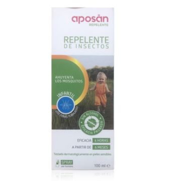 Aposan Repelente de Insectos Infantil Spray 100ml