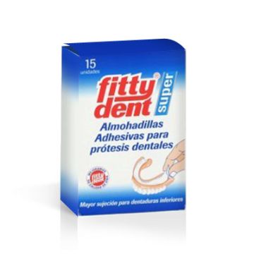 Fittydent super almohadillas adhesivas prótesis dental 15uds