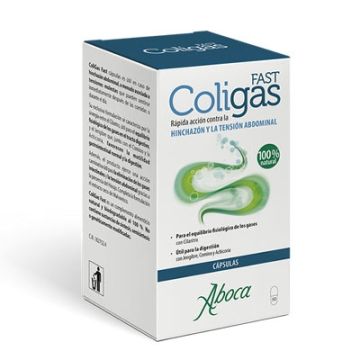 Aboca Coligas Fast Hinchazon Abdominal 50 Capsulas