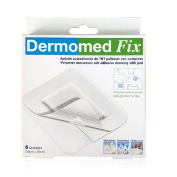 Dermomed Tira Adhesiva Fix 10 cm x 10 cm 6 Uds