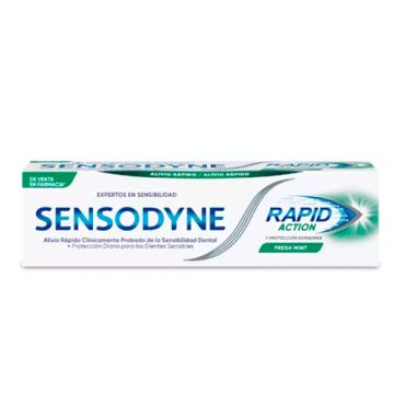 Sensodyne Rapid Action Pasta Dentifrica Fluor Menta Fresca 75ml