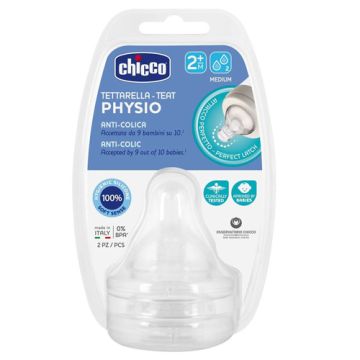 Chicco Tetina Silicona Normal 2Ud