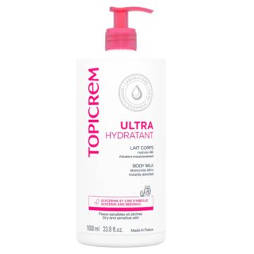 Topicrem Leche Corporal Ultra-Hidratante Piel Sensible 1L