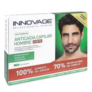 Innovage Anticaida Capilar Hombre Forte Duplo 2x30 Capsulas