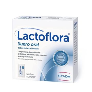 Lactoflora Suero Oral Sabor Frutas del Bosque 6 Sobres