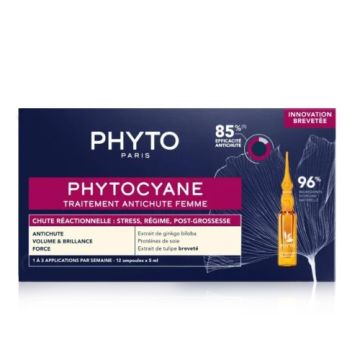 Phytocyane Tto. Anticaida Femenino Densidad y Volumen 12Amp