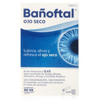 Bañoftal Multidosis Ojo Seco Gotas 10ml