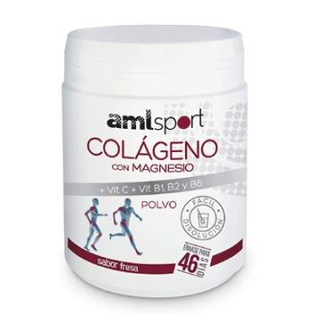 Amlsport Colageno Con Magnesio Sabor Fresa 350gr