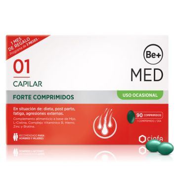 Be+ Capilar Uso Ocasional Forte 90 Comprimidos