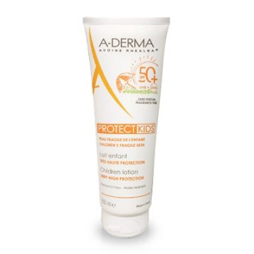 Aderma Protect kids leche niños spf 50+ 250ml