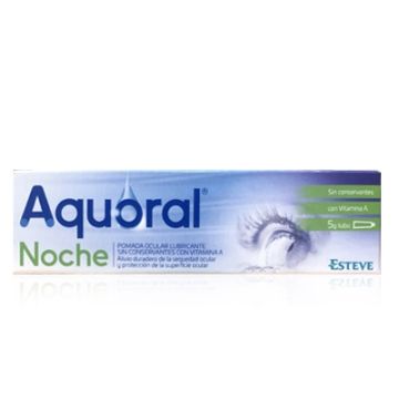 Aquoral Noche Pomada Ocular Lubricante 5gr